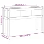 Planter with solid pine wood legs 110x31x70 cm by , Pots and planters - Ref: Foro24-837564, Price: 59,77 €, Discount: %