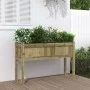 Planter with impregnated pine wood legs 110x31x70 cm by , Pots and planters - Ref: Foro24-837572, Price: 69,19 €, Discount: %