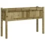 Planter with impregnated pine wood legs 110x31x70 cm by , Pots and planters - Ref: Foro24-837572, Price: 69,19 €, Discount: %