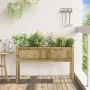 Planter with impregnated pine wood legs 110x31x70 cm by , Pots and planters - Ref: Foro24-837572, Price: 69,19 €, Discount: %