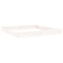 Sandbox with square seats in solid white pine wood by , sandboxes - Ref: Foro24-825045, Price: 140,59 €, Discount: %