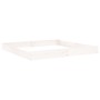 Sandkasten mit quadratischen Sitzen aus massivem weißem Kiefernholz von , Sandkästen - Ref: Foro24-825045, Preis: 140,59 €, R...