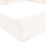 Sandkasten mit quadratischen Sitzen aus massivem weißem Kiefernholz von , Sandkästen - Ref: Foro24-825045, Preis: 140,59 €, R...