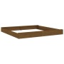 Sandbox with square seats solid honey brown pine wood by , sandboxes - Ref: Foro24-825047, Price: 148,13 €, Discount: %