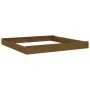 Sandbox with square seats solid honey brown pine wood by , sandboxes - Ref: Foro24-825047, Price: 145,76 €, Discount: %