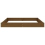 Sandbox with square seats solid honey brown pine wood by , sandboxes - Ref: Foro24-825047, Price: 148,13 €, Discount: %