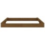 Sandbox with square seats solid honey brown pine wood by , sandboxes - Ref: Foro24-825047, Price: 148,13 €, Discount: %