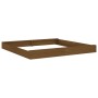 Sandbox with square seats solid honey brown pine wood by , sandboxes - Ref: Foro24-825047, Price: 148,13 €, Discount: %