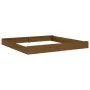 Sandbox with square seats solid honey brown pine wood by , sandboxes - Ref: Foro24-825047, Price: 145,76 €, Discount: %