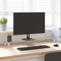 Tempered glass and white metal monitor support 100x20x8 cm by , Computer bases and risers - Ref: Foro24-374218, Price: 50,18 ...