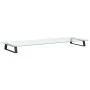 Monitorhalterung aus gehärtetem Glas und schwarzem Metall, 100 x 35 x 8 cm von , Computersockel und -erhöhungen - Ref: Foro24...