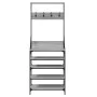 Sonoma gray coat rack with shoe rack 70x34x184 cm by , Dresser Organizers and Bar Hangers - Ref: Foro24-837875, Price: 80,59 ...