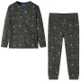 Khaki long-sleeved children's pajamas 140 by , Children's pajamas - Ref: Foro24-12688, Price: 15,61 €, Discount: %