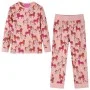 Pijama infantil de manga larga rosa claro 116 de , Pijamas de niños - Ref: Foro24-13756, Precio: 11,24 €, Descuento: %