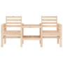 Gartenbank mit 2-Sitzer-Tisch aus massivem Kiefernholz von , Gartenbänke - Ref: Foro24-825156, Preis: 129,58 €, Rabatt: %
