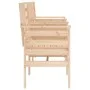 Gartenbank mit 2-Sitzer-Tisch aus massivem Kiefernholz von , Gartenbänke - Ref: Foro24-825156, Preis: 127,91 €, Rabatt: %