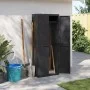 Black PP outdoor storage cabinet 65x37x165 cm by , Lockers and storage cabinets - Ref: Foro24-364205, Price: 175,93 €, Discou...