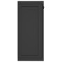 Armario de almacenaje exterior PP negro 97x37x85 cm