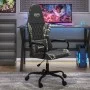 Schwarzer und tarnfarbener Gaming-Stuhl aus Kunstleder von , Gaming-Stühle - Ref: Foro24-3143786, Preis: 104,21 €, Rabatt: %