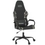 Schwarzer und tarnfarbener Gaming-Stuhl aus Kunstleder von , Gaming-Stühle - Ref: Foro24-3143786, Preis: 105,78 €, Rabatt: %