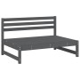 Gartenmöbel-Set 4-teilig aus massivem grauem Kiefernholz von , Gartensets - Ref: Foro24-3186594, Preis: 389,35 €, Rabatt: %