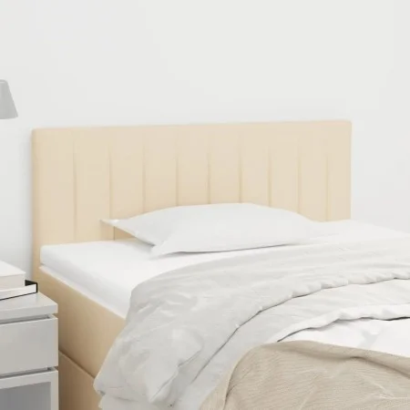 Cream fabric headboard 90x5x78/88 cm by , Headboards and footboards - Ref: Foro24-346219, Price: 40,03 €, Discount: %