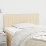 Cream fabric headboard 90x5x78/88 cm by , Headboards and footboards - Ref: Foro24-346219, Price: 40,03 €, Discount: %
