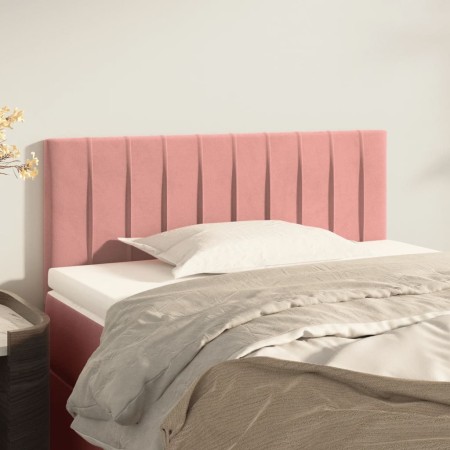 Rosa Samtkopfteil 90x5x78/88 cm von , Kopf- und Fußteile - Ref: Foro24-346227, Preis: 49,56 €, Rabatt: %