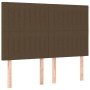 Kopfteile 4 Einheiten dunkelbrauner Stoff 72x5x78/88 cm von , Kopf- und Fußteile - Ref: Foro24-3116571, Preis: 99,47 €, Rabat...