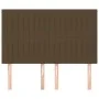 Headboards 4 units dark brown fabric 72x5x78/88 cm by , Headboards and footboards - Ref: Foro24-3116571, Price: 97,49 €, Disc...