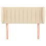 Kopfteil aus cremefarbenem Stoff, 93 x 23 x 78/88 cm von , Kopf- und Fußteile - Ref: Foro24-3117369, Preis: 54,89 €, Rabatt: %