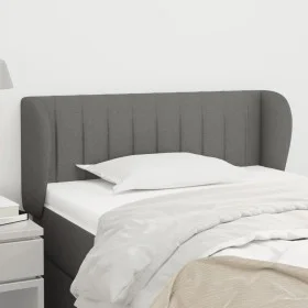 Dark gray fabric headboard 83x23x78/88 cm by , Headboards and footboards - Ref: Foro24-3117357, Price: 47,46 €, Discount: %