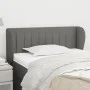 Dark gray fabric headboard 83x23x78/88 cm by , Headboards and footboards - Ref: Foro24-3117357, Price: 47,21 €, Discount: %