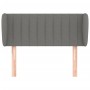 Cabecero de tela gris oscuro 83x23x78/88 cm de , Cabeceros y pies de cama - Ref: Foro24-3117357, Precio: 44,50 €, Descuento: %