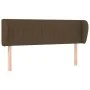 Cabecero de tela gris oscuro 147x23x78/88 cm de , Cabeceros y pies de cama - Ref: Foro24-3117383, Precio: 67,08 €, Descuento: %