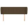 Dark gray fabric headboard 147x23x78/88 cm by , Headboards and footboards - Ref: Foro24-3117383, Price: 67,08 €, Discount: %