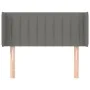 Kopfteil aus dunkelgrauem Stoff, 83 x 16 x 78/88 cm von , Kopf- und Fußteile - Ref: Foro24-3118981, Preis: 42,85 €, Rabatt: %