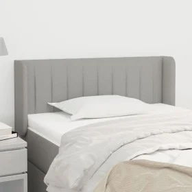 Light gray fabric headboard 93x16x78/88 cm by , Headboards and footboards - Ref: Foro24-3118988, Price: 54,81 €, Discount: %