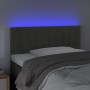 Dark gray velvet headboard with LED 90x5x78/88 cm by , Headboards and footboards - Ref: Foro24-3121887, Price: 44,35 €, Disco...