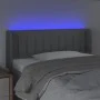 Light gray fabric headboard with LED 93x16x78/88 cm by , Headboards and footboards - Ref: Foro24-3123456, Price: 63,42 €, Dis...