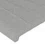 Light gray fabric headboard with LED 93x16x78/88 cm by , Headboards and footboards - Ref: Foro24-3123456, Price: 63,42 €, Dis...