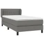 Boxspringbett mit dunkelgrauer Stoffmatratze 80x200 cm von , Betten und Lattenroste - Ref: Foro24-3126358, Preis: 302,80 €, R...