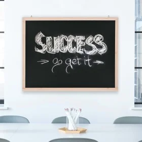 Cedar wood wall blackboard 60x80 cm by vidaXL, Blackboards - Ref: Foro24-246429, Price: 39,51 €, Discount: %