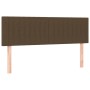 Box spring bed with dark brown fabric mattress 140x190 cm by , Beds and slatted bases - Ref: Foro24-3129868, Price: 440,34 €,...