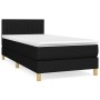 Box spring bed with black fabric mattress 90x190 cm by , Beds and slatted bases - Ref: Foro24-3140739, Price: 297,78 €, Disco...