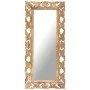 Brown hand carved mirror 110x50 cm solid mango wood by , Mirrors - Ref: Foro24-321640, Price: 125,33 €, Discount: %