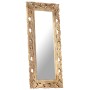 Brown hand carved mirror 110x50 cm solid mango wood by , Mirrors - Ref: Foro24-321640, Price: 127,96 €, Discount: %