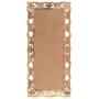 Brown hand carved mirror 110x50 cm solid mango wood by , Mirrors - Ref: Foro24-321640, Price: 127,96 €, Discount: %