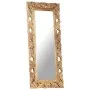 Brown hand carved mirror 110x50 cm solid mango wood by , Mirrors - Ref: Foro24-321640, Price: 125,33 €, Discount: %