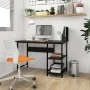 Computertisch aus MDF und schwarzem Metall, 105 x 55 x 72 cm von , Schreibtische - Ref: Foro24-20550, Preis: 74,39 €, Rabatt: %